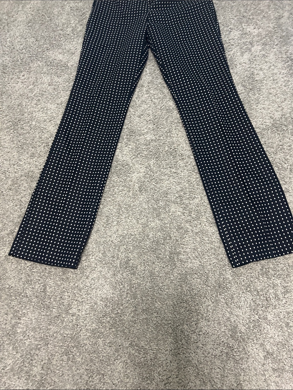 Express Navy Polka Dot Women's Trousers